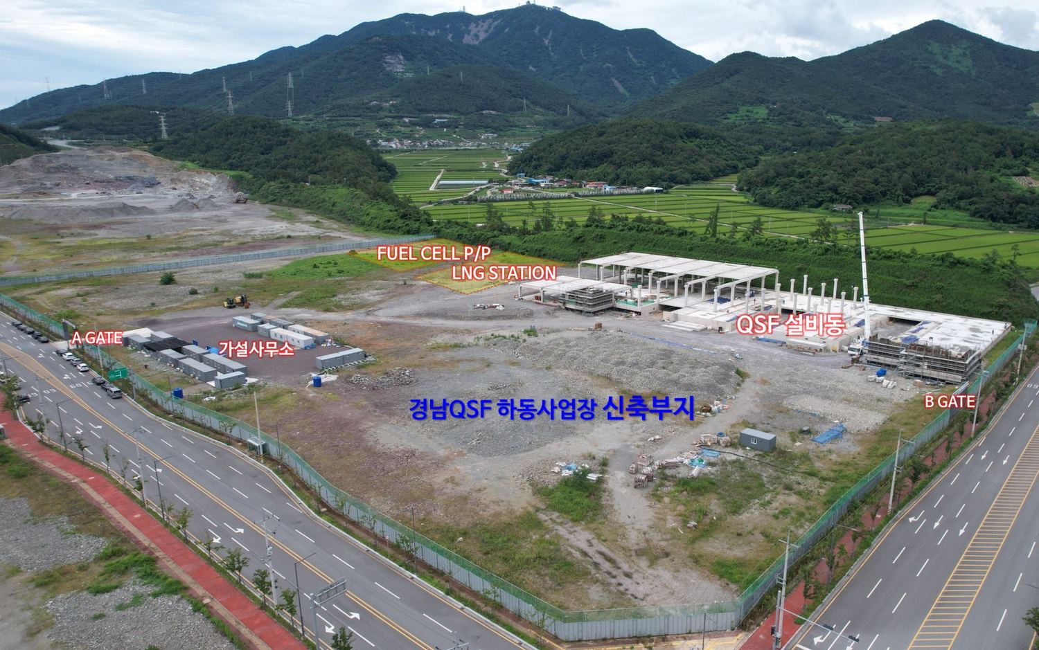 준공 후 전체 배치 조감도